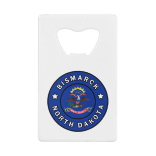 Bismarck North Dakota Credit Card Bottle Opener