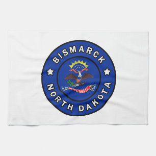 Bismarck North Dakota Kitchen Towel