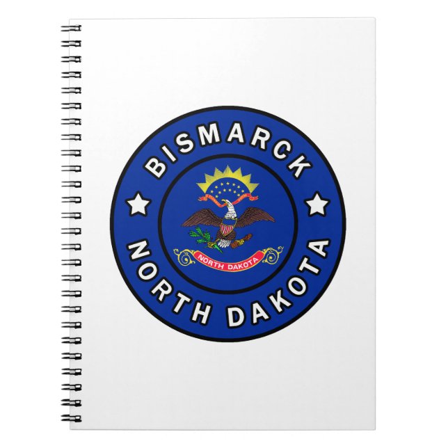 Bismarck North Dakota Notebook (Front)