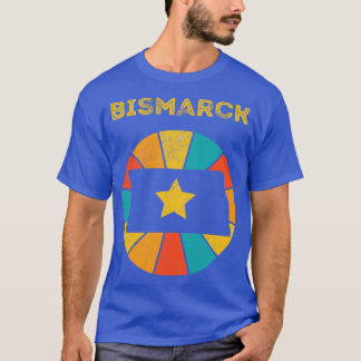 Bismarck North Dakota Vintage Distressed Souvenir  T-Shirt