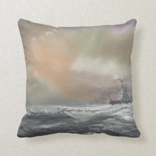 Bismarck signals Prinz Eugen 0959hrs 24th May Throw Pillow