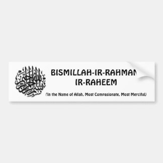 Bismillah Bumper Sticker