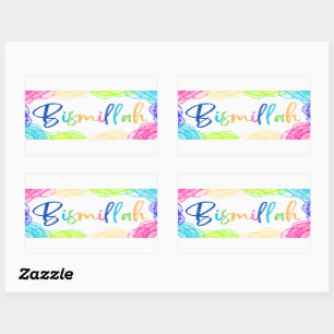 Bismillah Rectangular stickers Stickers