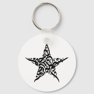 Bismillah Star Motif Keychain