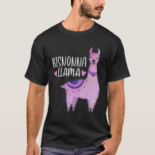 Bisnonna Llama Italian Great Grandma Llama T-Shirt