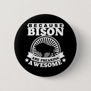 BISON 2 INCH ROUND BUTTON