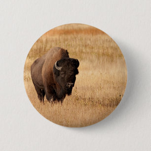 Bison 2 Inch Round Button