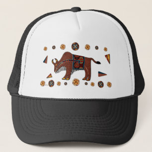 Bison Americana 3D Trucker Hat