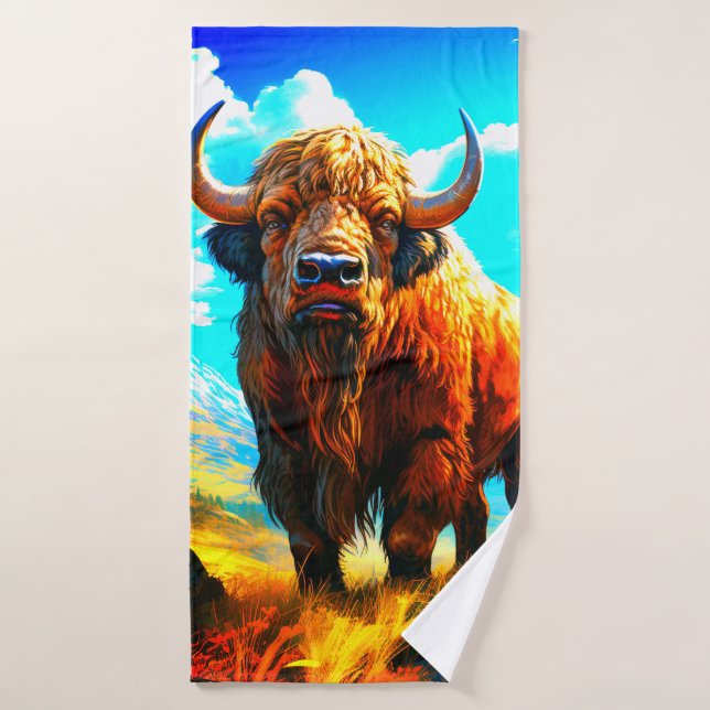Bison Bath Towel (Bath Towel)