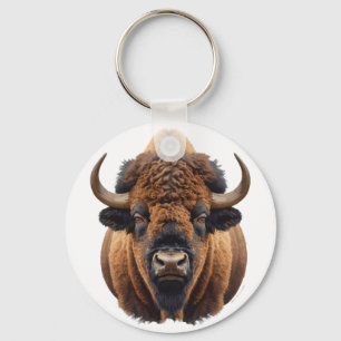 Bison / Buffalo Keychain