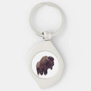 Bison Buffalo  Keychain