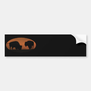 bison bumper sticker