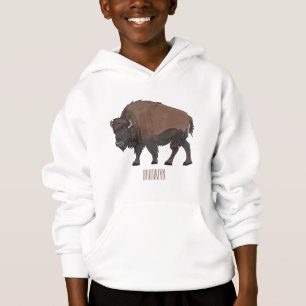 Bison cartoon illustration