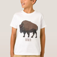 Bison cartoon illustration
