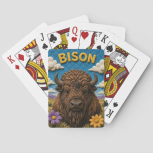 Bison Clay Prairie Modern KlayKoo Playing Cards
