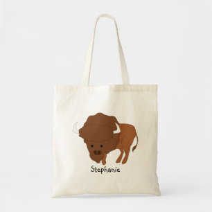 Bison Design Tote Bag