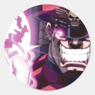 Bison Energy Ball Classic Round Sticker