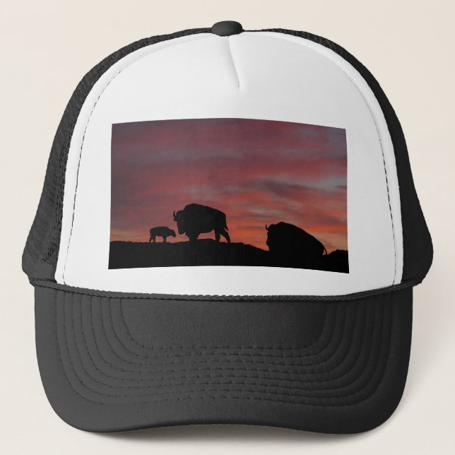 Bison family trucker hat (Front)