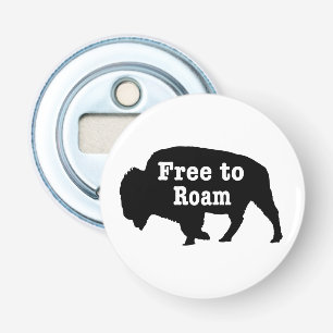 Bison Free To Roam Bottle Opener