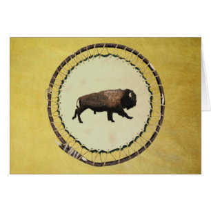 Bison galopant