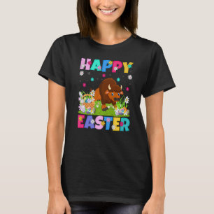 Bison  Happy Easter Bunny Bison Easter Sunday T-Shirt