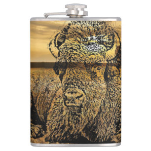 Bison Hip Flask