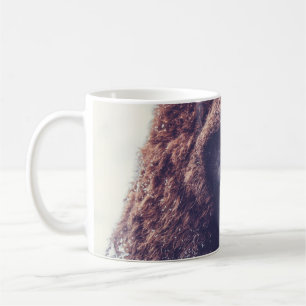 BISON IN THE WINTER COFFEE MUG