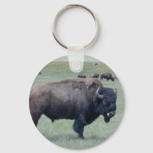 Bison Keychain