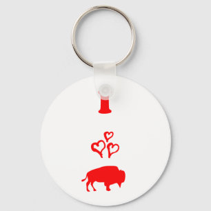 Bison Keychain
