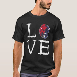 Bison Love Buffalo Bison Lover Wildlife Buffalo Ta T-Shirt
