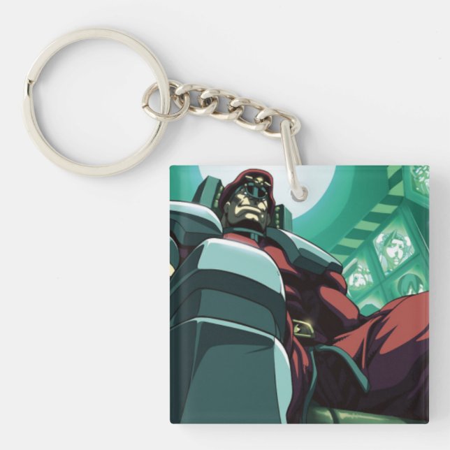 Bison Low-Angle Keychain (Front)