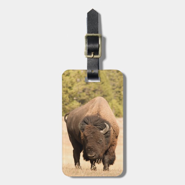 Bison Luggage Tag (Front Vertical)