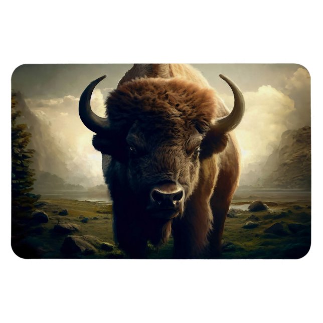 Bison Painting Magnet (Horizontal)