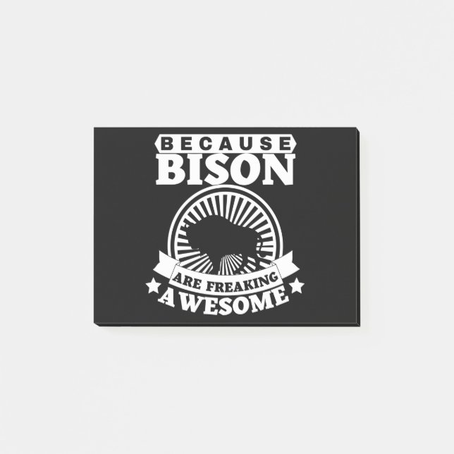 BISON POST-IT NOTES (Front)