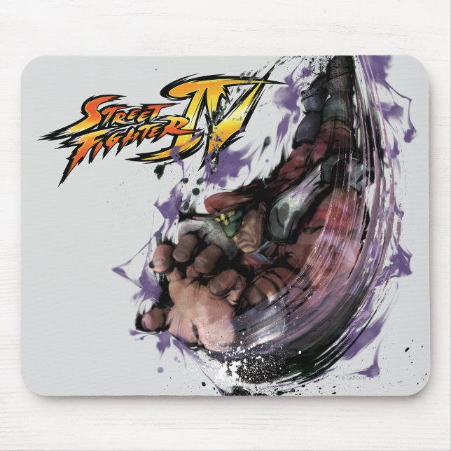 Bison Psycho Crusher Mouse Pad (Front)