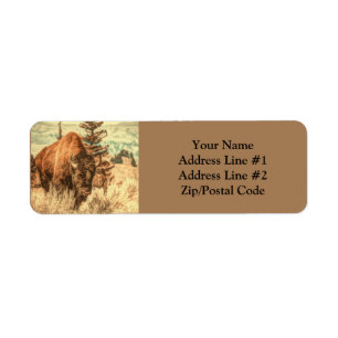 Bison sauvage des bois