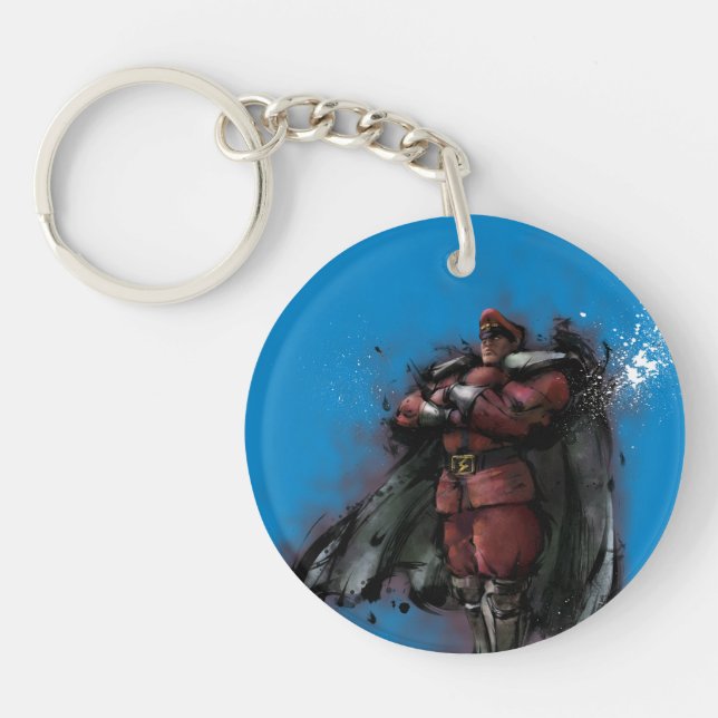 Bison Standing Keychain (Front)