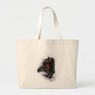 Bison Standing Large Tote Bag
