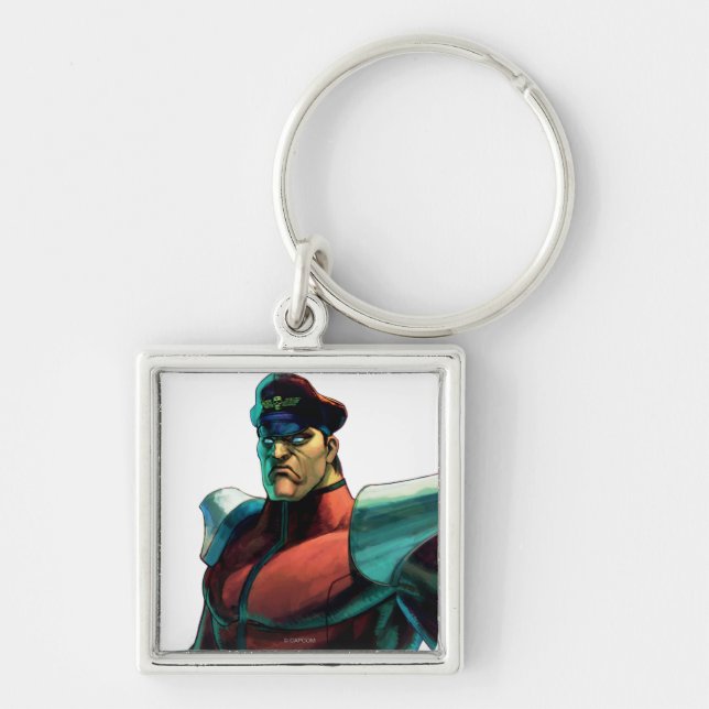 Bison Stare Keychain (Front)