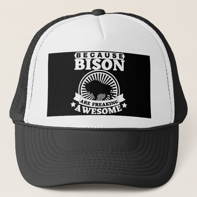 BISON TRUCKER HAT (Front)