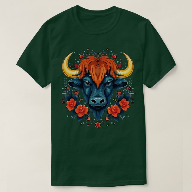 Bison Valentine Day T-Shirt (Design Front)