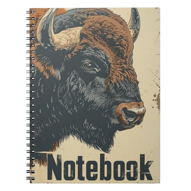 Bison Vintage Notebook (Front)