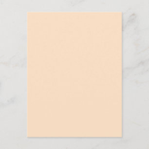 Bisque Beige Cream Solid Trend Colour Background Postcard