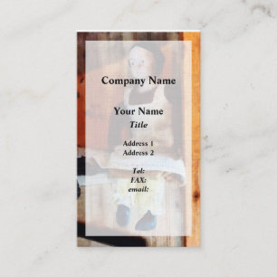 Bisque Doll for Sale Business Card