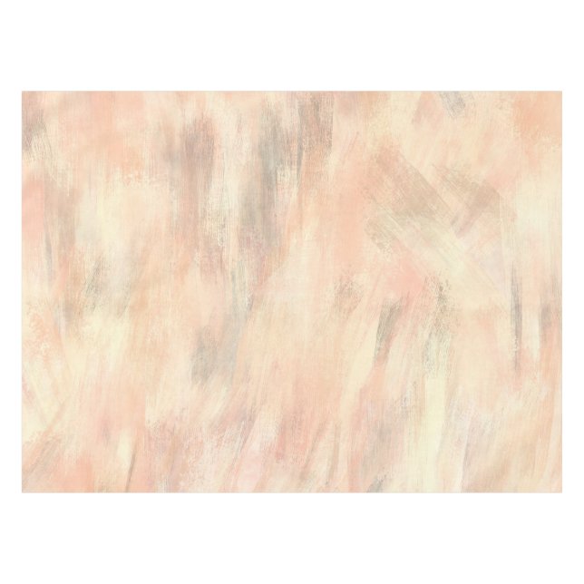 Bisque salmon grey look tablecloth (Front (Horizontal))