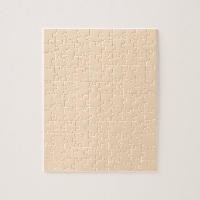 Bisque (solid color)  jigsaw puzzle (Vertical)