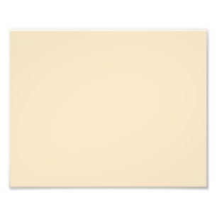 Bisque  (solid color)  photo print