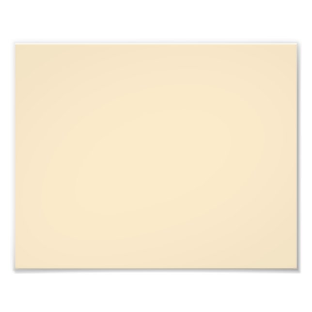 Bisque  (solid colour)  photo print (Front)