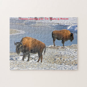 Bisson Montana.Christmas Greetings Jigsaw Puzzle