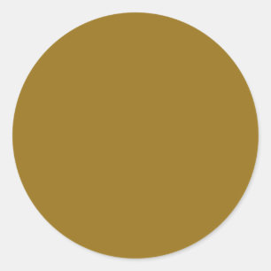  Bistre Brown (solid colour) 	 Classic Round Sticker